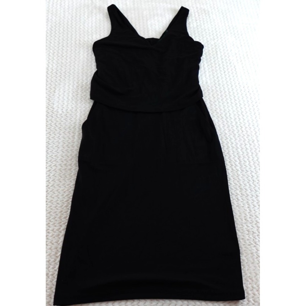 Lauren Ralph Lauren Women Sheath Dress XS Layered Sleeveless Evening Formal